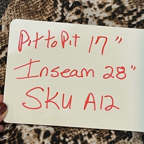 Super Down Snake Print Jumpsuit Plung Neck Line Wide Leg Revolve size Large - Picture 12 of 12